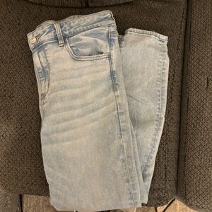 Light wash jeans